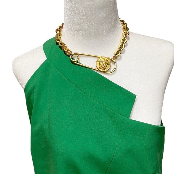 Versace Jewelry - VINTAGE VERSACE Gold Choker Chain Necklace